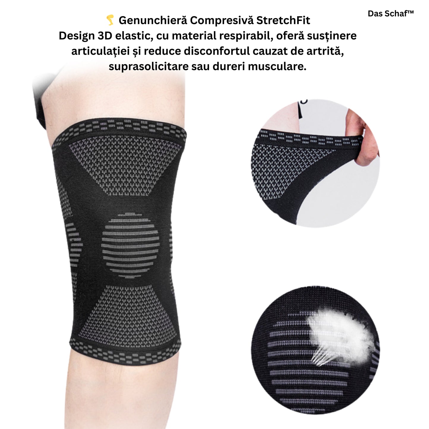 Set 2 Orteze pentru genunchi Das Schaf™