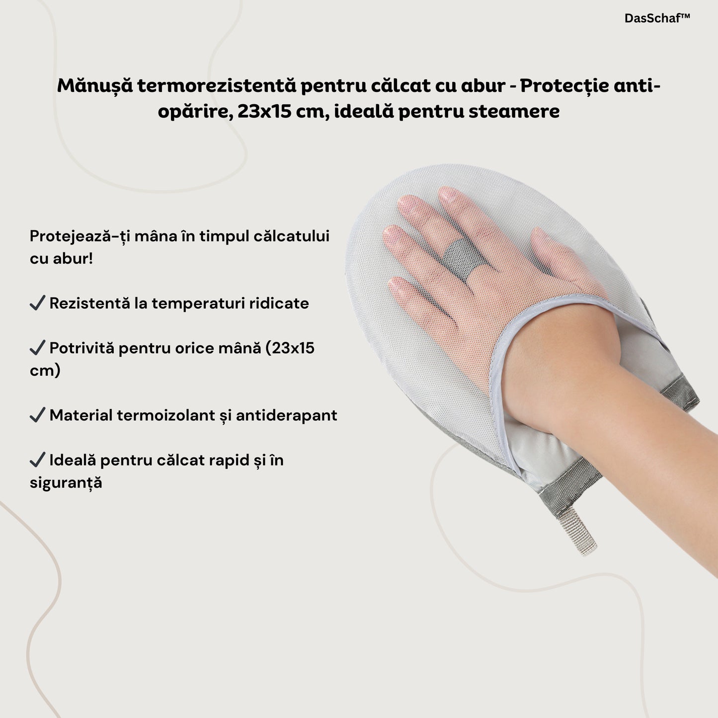 Aparat de călcat vertical portabil cu abur Das Schaf™ Steamer 1780W -  include perie electrică 3-în-1, bile de lână naturale, mănușă termorezistentă