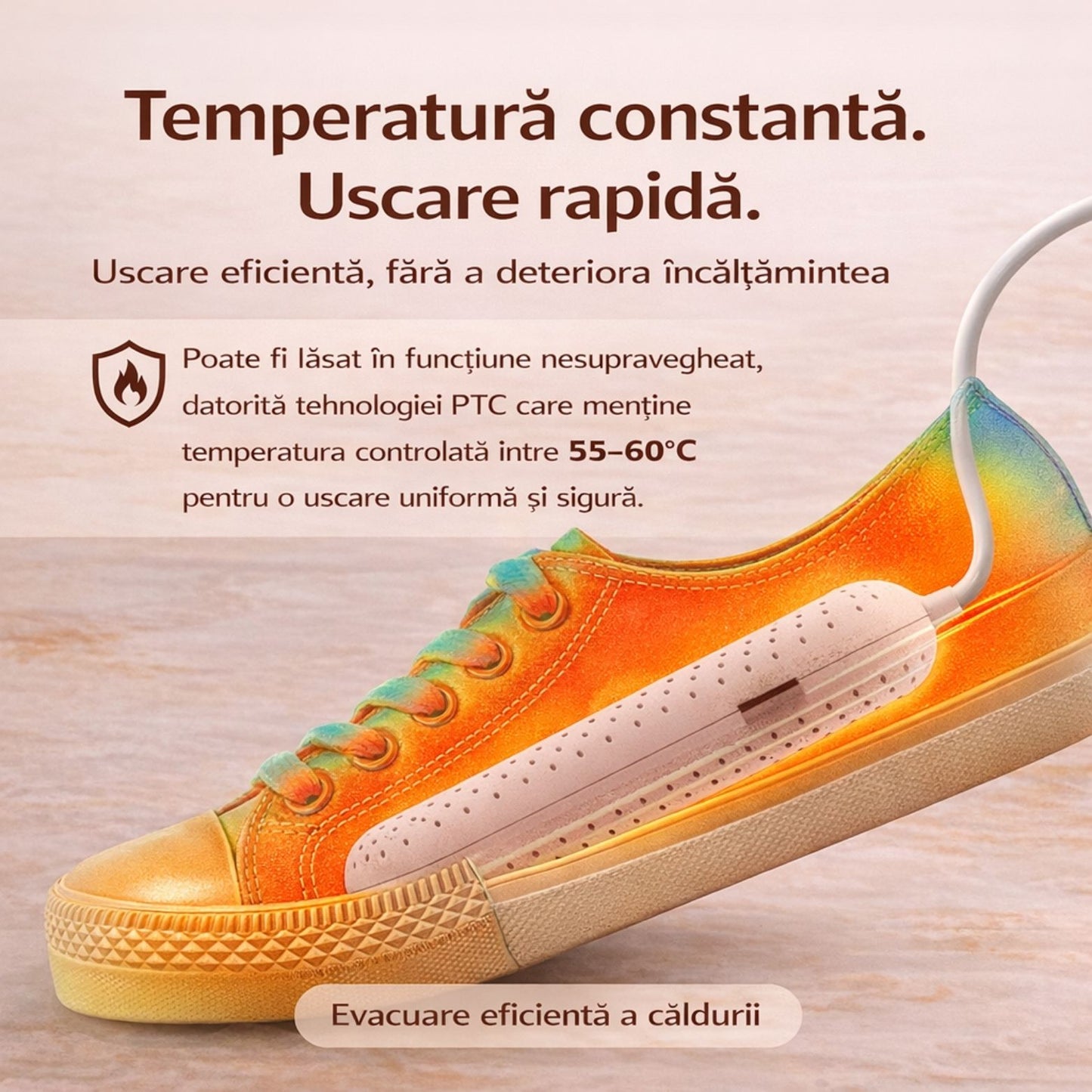 Uscator electric pentru incaltaminte Das Schaf™, cu igienizare UV