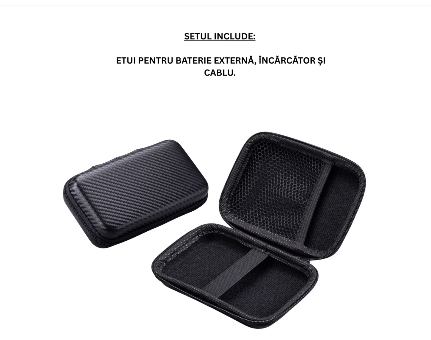 Baterie Externa Das Schaf™ 10000 mAh – Fast-Charge PD 22.5W cu Incarcare Bidirectionala Rapida, Wireless Magnetic 15W (fara cablu), Cabluri USB-C & Lightning integrate, Stand Pliabil, Finisaje ABS+Aluminiu, INCLUDE Incarcator 20W + Cablu 1m + Etui