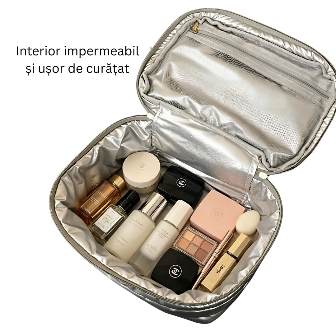 Geantă cosmetice impermeabilă - interior